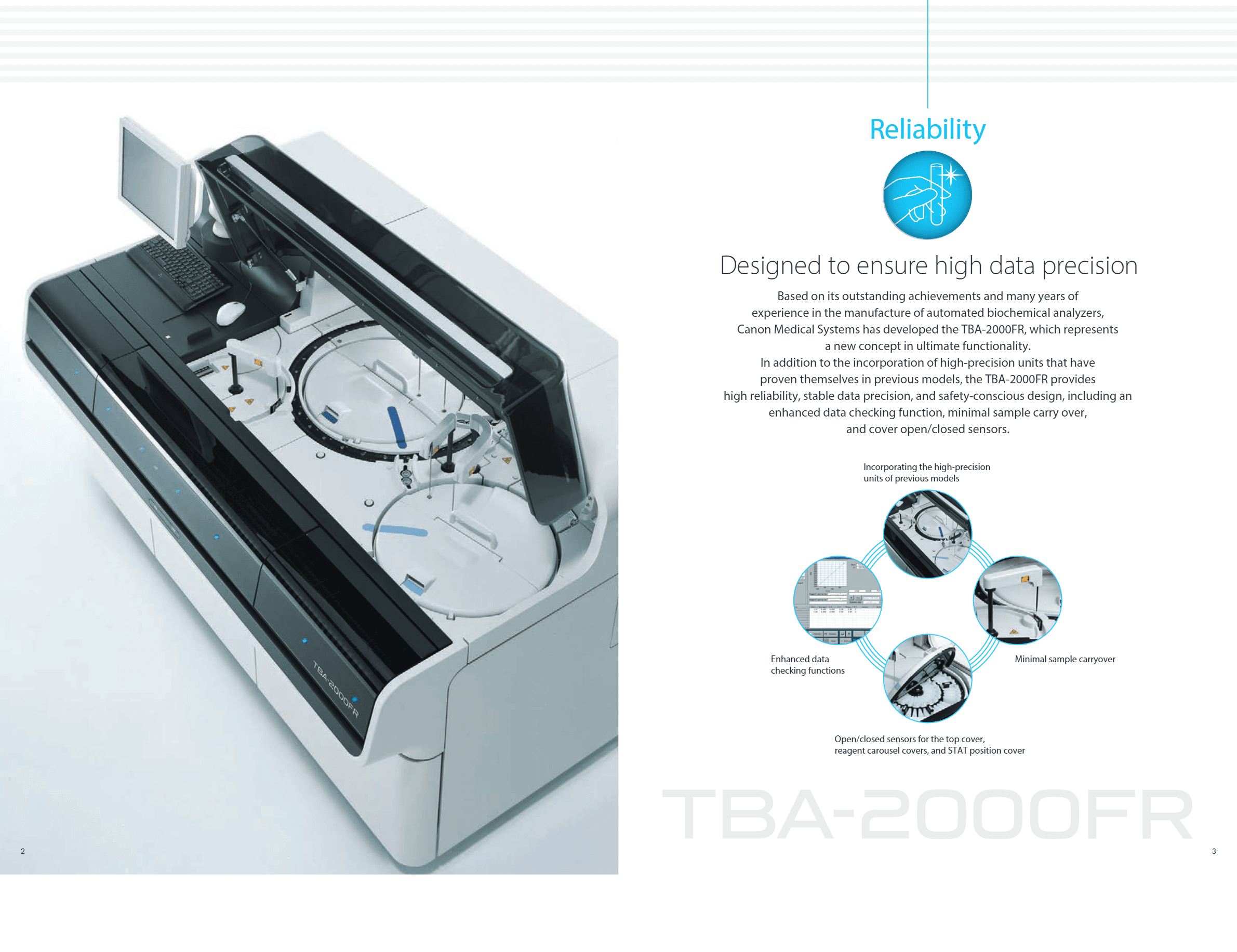 Electricity Automatic Agappe TBA-2000FR Fully Automated Clinical Chemistry Analyzer - Image 3