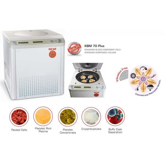 REMI KBM-80 Plus LCD Blood Bank Centrifuge - Image 4